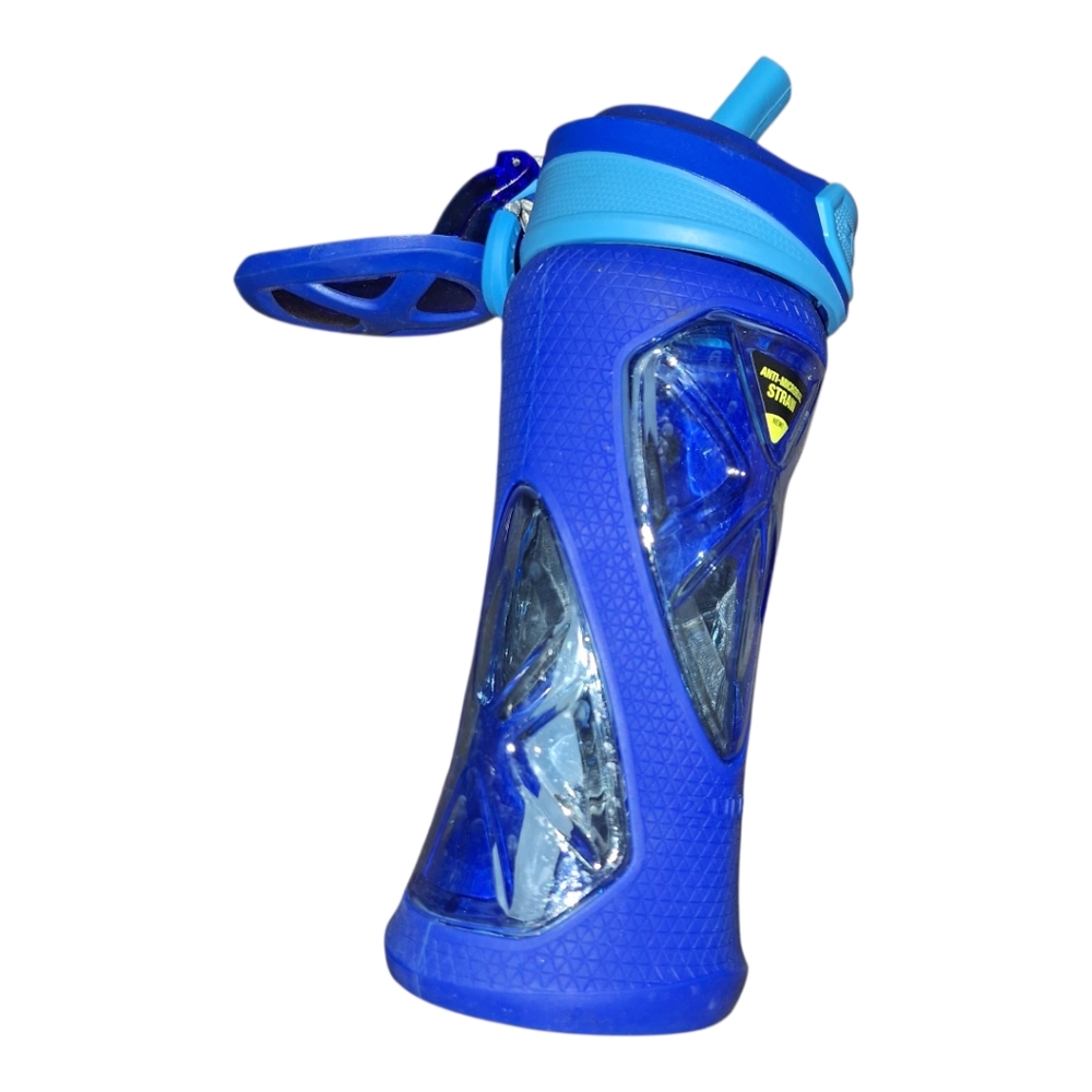 Kids Blue Sports ZULU Torque 16 fl oz Blue Plastic Water Bottle